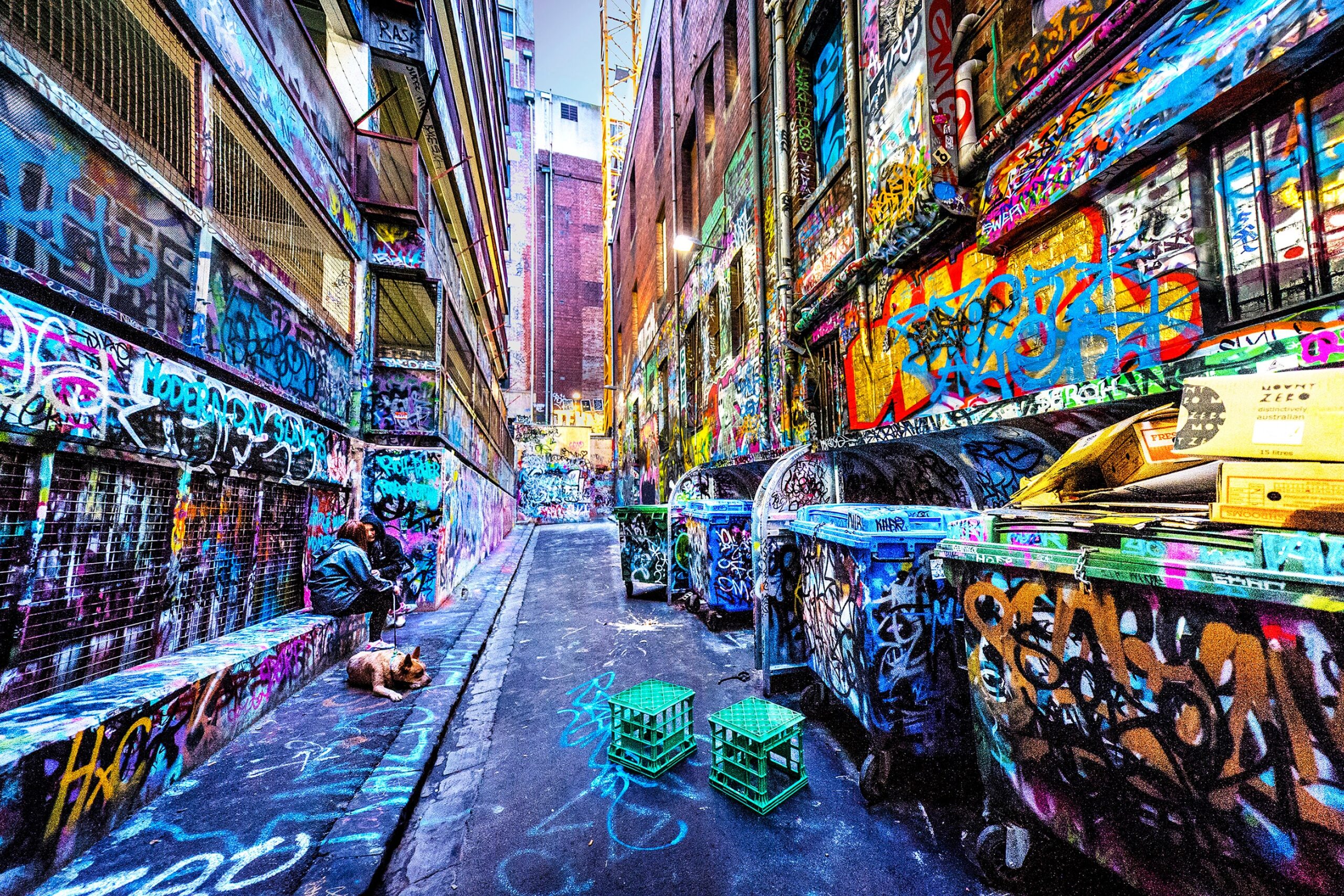 Scagliare street art, Urban, tag, dritto al cuore della città